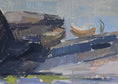Load image into Gallery viewer, Vintage Mid Century Seascape By Sven Olof Rosén Sweden 1954