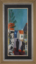 Load image into Gallery viewer, Mid Century Coastal Oil Painting from Sweden By S Storm 1957