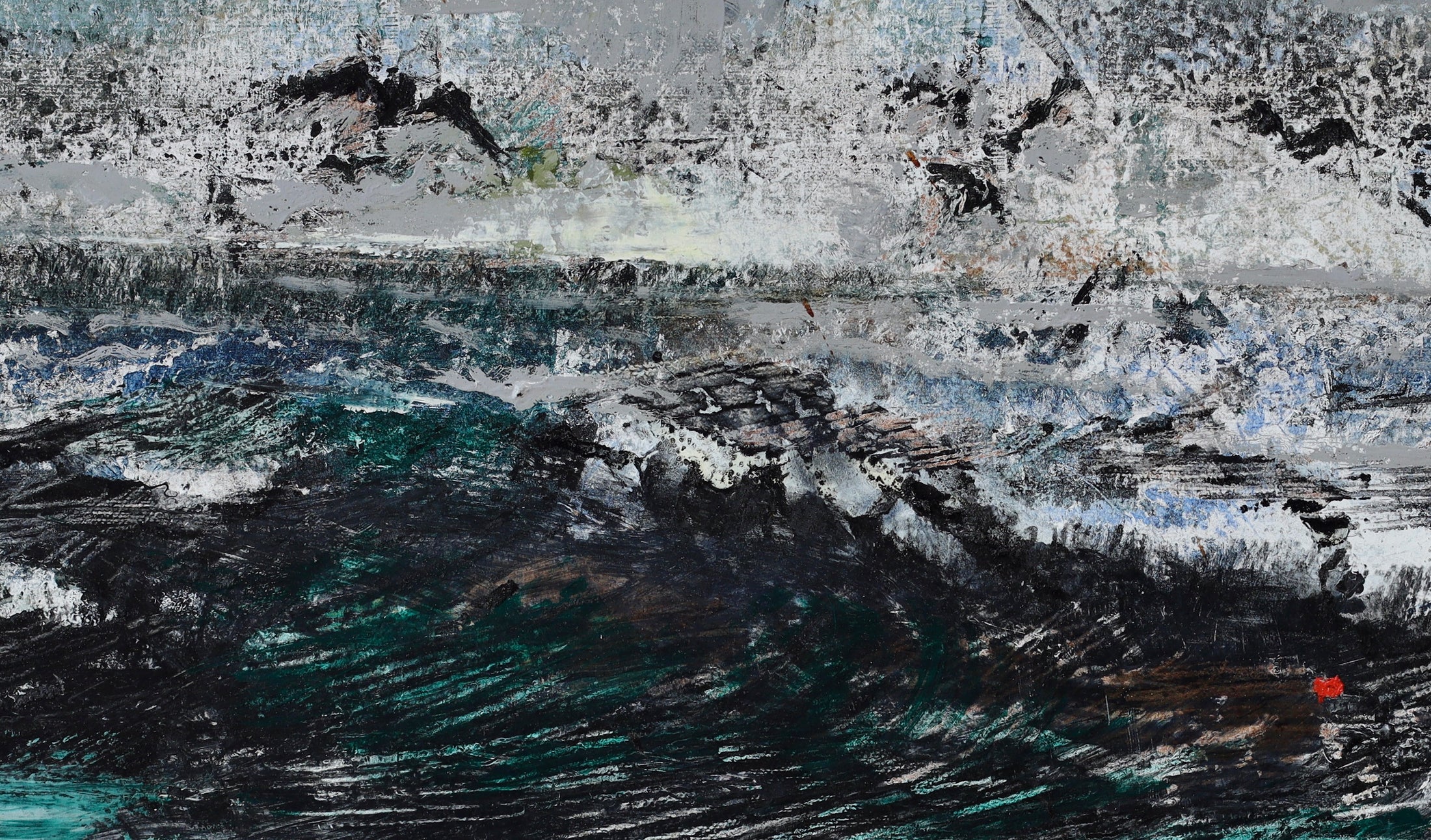 Vintage Seascape Oil Painting From Sweden By Erik Emanuelsson