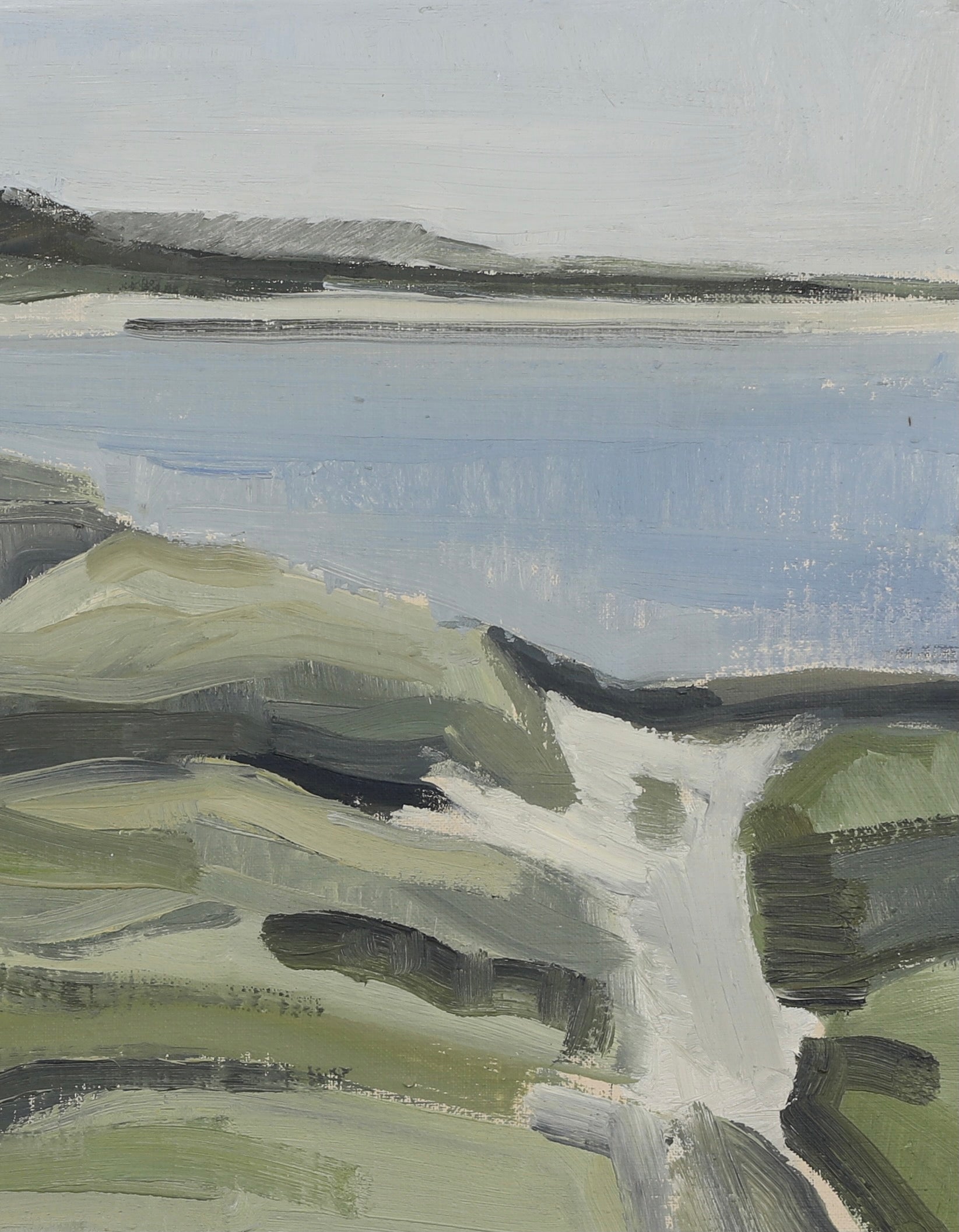 Mid Century Seascape Oil Painting By A Erwö Sweden