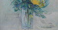 Load image into Gallery viewer, Original Mid Century Still Life Oil Painting Yellow Roses from Sweden