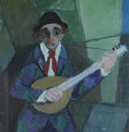 Load image into Gallery viewer, Mid Century Original Clown Oil Painting From Sweden