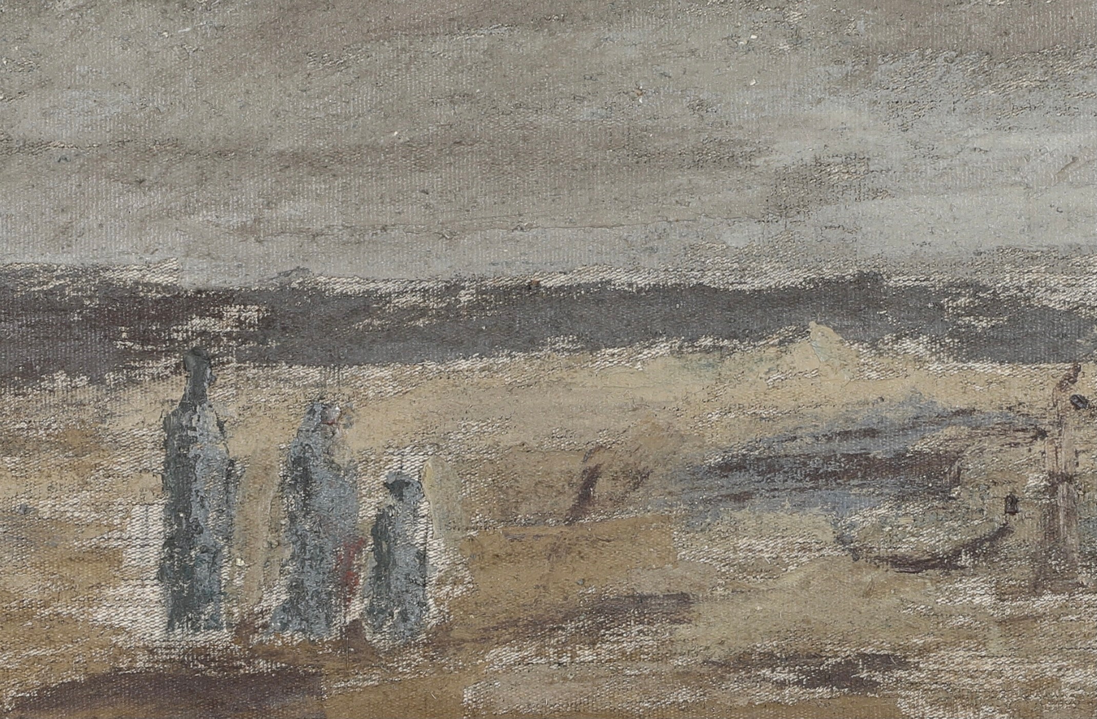 Mid Century Landscape Oil Painting From Sweden 1965