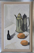 Load image into Gallery viewer, Mid Century Original Still Life Oil Painting by Allan Erwö Sweden 1960