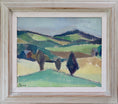 Load image into Gallery viewer, Swedish Mid Century Oil Painting by Allen Erwö 1954