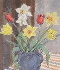 Load image into Gallery viewer, Mid Century Original Still Life Oil Painting From Sweden 1955