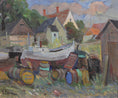 Load image into Gallery viewer, Mid Century Original Oil Painting From Sweden By E Skans