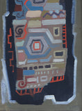 Load image into Gallery viewer, Mid Century Abstract Oil Painting By Owe Persson Sweden