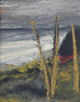 Load image into Gallery viewer, Mid Century Original Coastal Oil Painting From Sweden