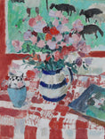 Load image into Gallery viewer, Mid Century Original Still Life Oil Painting By W Möller Lindquist Sweden