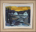 Load image into Gallery viewer, Vintage Mid Century Farmhouse Oil Painting By Walterström Sweden