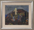 Load image into Gallery viewer, Mid Century Original Oil Painting from Sweden 1953