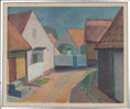 Load image into Gallery viewer, Oil Painting Vintage Mid Century From Sweden By Hellsing 1954