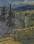 Load image into Gallery viewer, Mid Century Haystack Oil Painting From Sweden