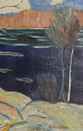 Load image into Gallery viewer, Mid Century Original Landscape Oil Painting From Sweden