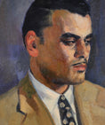 Load image into Gallery viewer, Vintage Man's Portrait From Sweden Dated 1930 Vintage Art Room