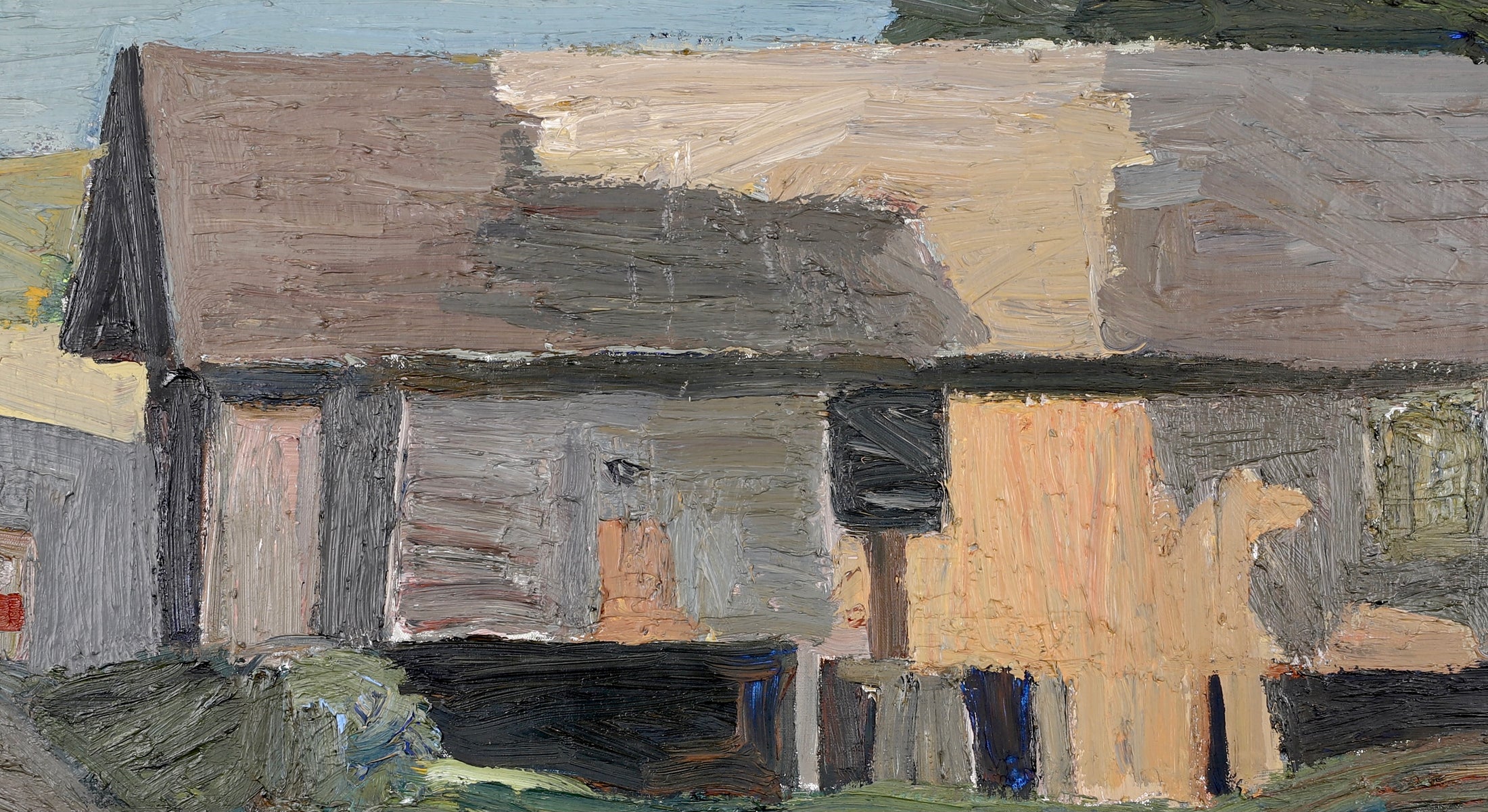 Mid Century Original Oil Painting By C Johansson Sweden