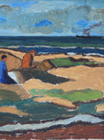 Load image into Gallery viewer, Vintage Mid Century Oil Painting from Sweden Signed Bertil Johansson
