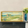 Load image into Gallery viewer, Mid Century Seascape Oil Painting By C Viberg Sweden