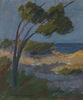 Load image into Gallery viewer, Mid Century Original Coastal Oil Painting From Sweden