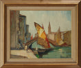 Load image into Gallery viewer, Mid Century Vintage Oil Painting By Knut Norman Sweden
