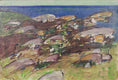 Load image into Gallery viewer, Vintage Mid Century Landscape Oil Painting By I Wiede Sweden