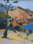 Load image into Gallery viewer, Mid Century Vintage Seascape Oil Painting By Stig Wernheden Sweden
