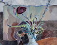 Load image into Gallery viewer, Mid Century Original Still Life Oil Painting By H Lindblad From Sweden 1950