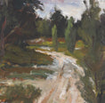 Load image into Gallery viewer, Mid Century Original Landscape Oil Painting From Sweden By O Schalin