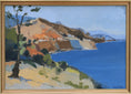 Load image into Gallery viewer, Mid Century Vintage Seascape Oil Painting By Stig Wernheden Sweden