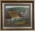 Load image into Gallery viewer, Mid Century Original Landscape Oil Painting A Widell Sweden