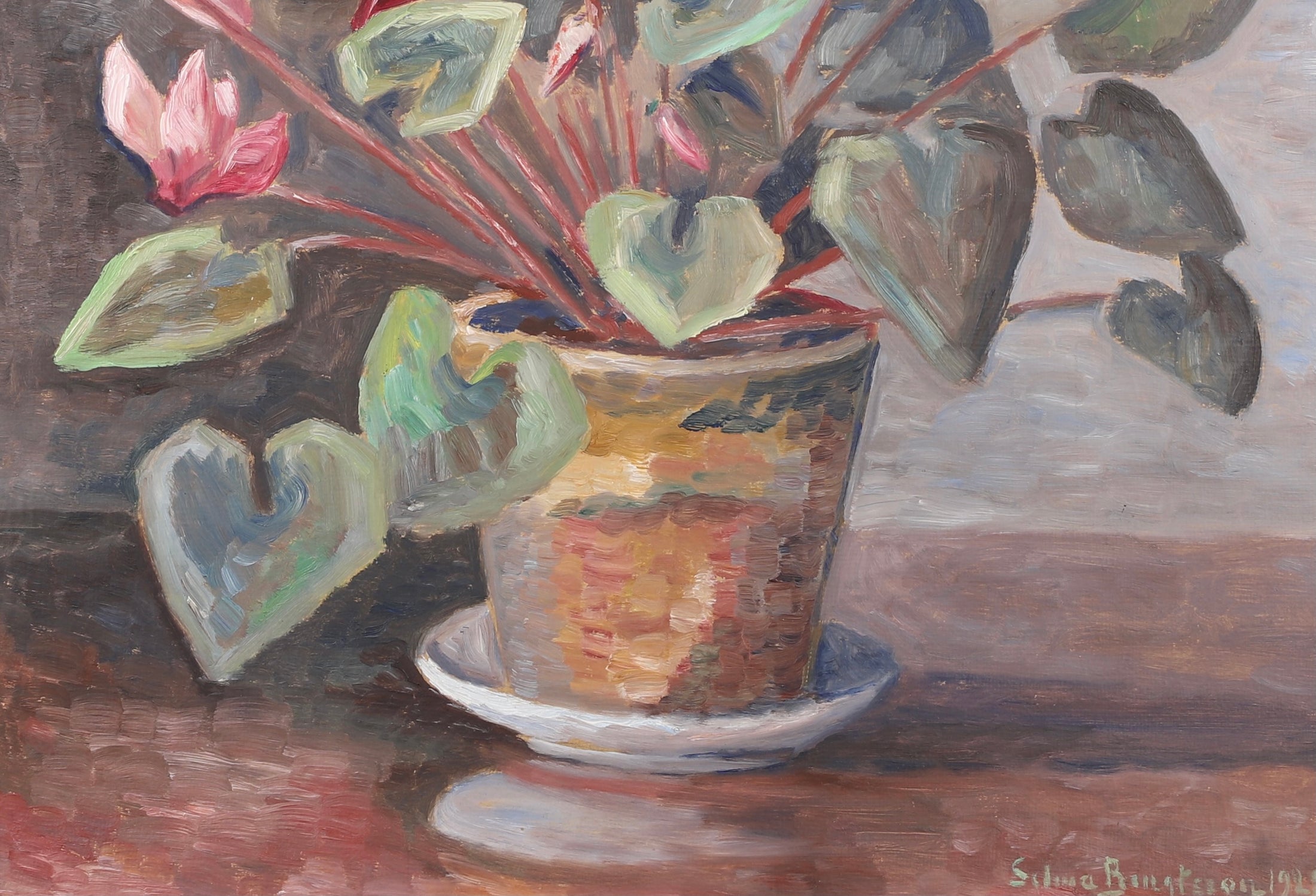 Original Still Life Oil Painting From Sweden