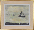 Load image into Gallery viewer, Mid Century Original Sailboat Oil Painting From Sweden