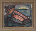 Load image into Gallery viewer, Mid Century Figurative Original Oil Painting From Sweden