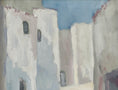 Load image into Gallery viewer, Mid Century Original Cityscape Oil Painting From Sweden