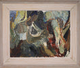 Load image into Gallery viewer, Mid Century Vintage Art Abstract Oil Painting From Sweden