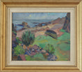 Load image into Gallery viewer, Vintage Mid Century Seascape Oil Painting By C Deelsbo Sweden