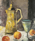 Load image into Gallery viewer, Striking Mid Century Still Life Oil Painting From Sweden