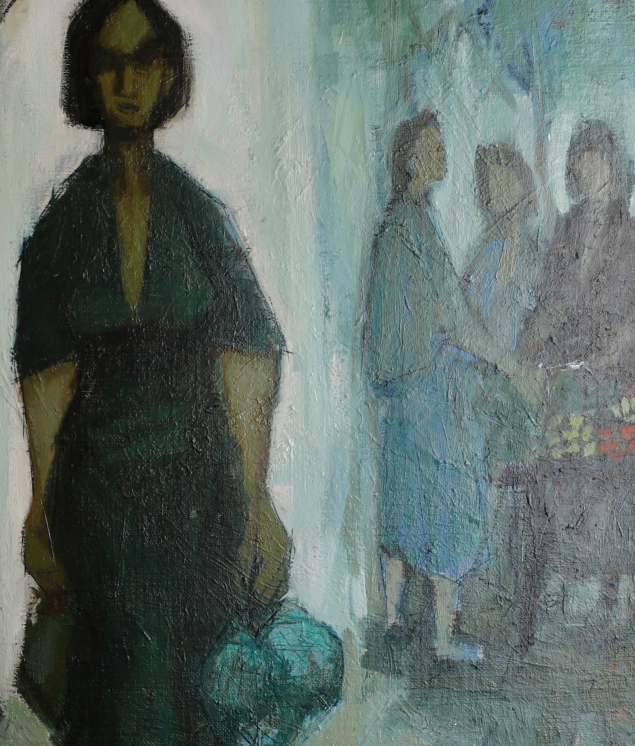 Original Oil Painting Mid Century By S Persson Sweden 1956