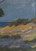 Load image into Gallery viewer, Mid Century Original Coastal Oil Painting From Sweden
