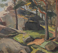 Load image into Gallery viewer, Mid Century Original Landscape Oil Painting From Sweden By