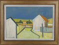 Load image into Gallery viewer, Mid Century Original Oil Painting From Sweden By C Hagberg 1956