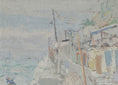Load image into Gallery viewer, Mid Century Original Coastal Oil Painting From Sweden