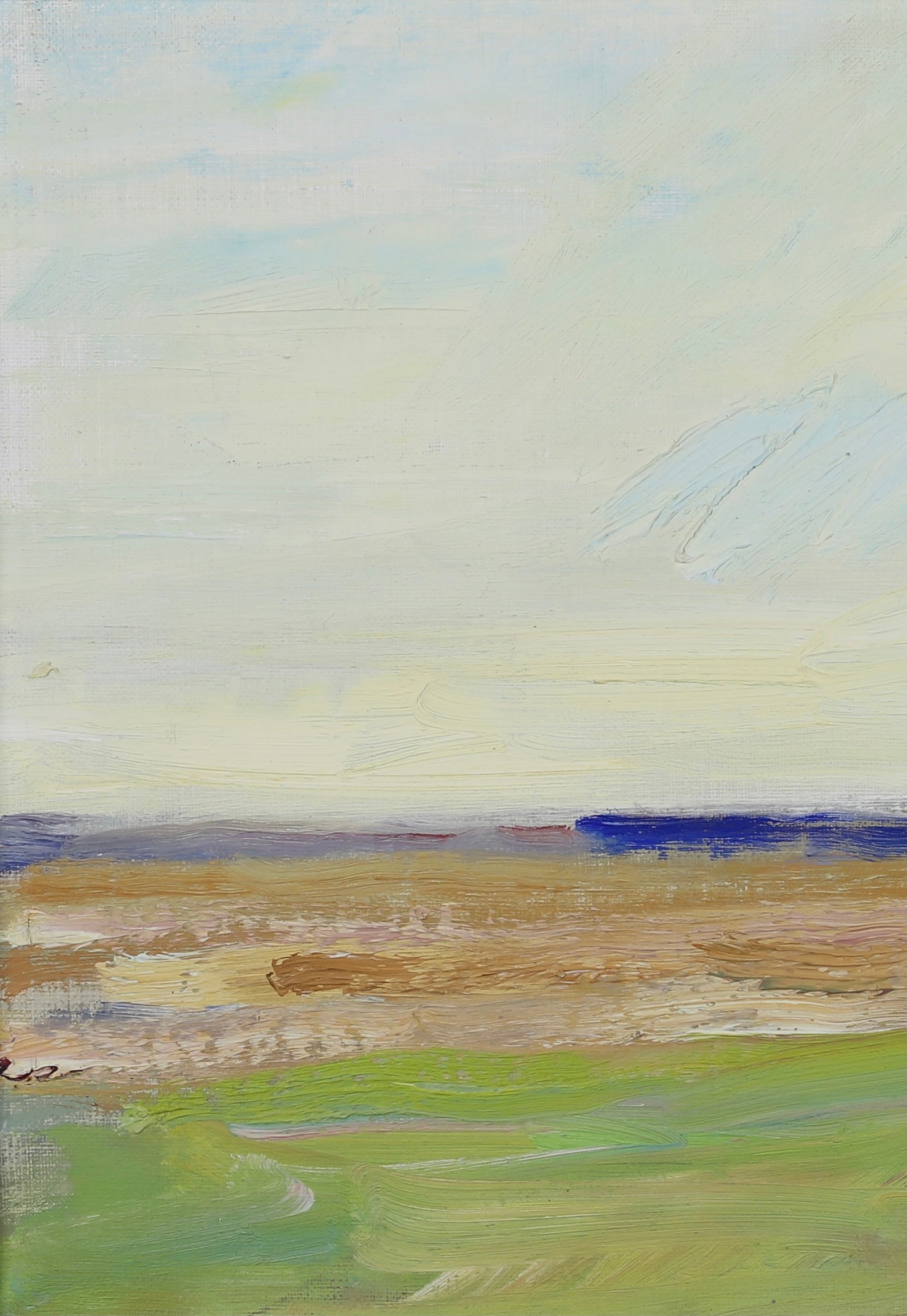 Framed Mid Century Oil Painting by B Lindecrantz Sweden