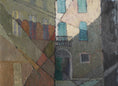 Load image into Gallery viewer, Mid Century Original Cityscape Oil Painting From Sweden