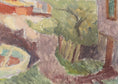 Load image into Gallery viewer, Mid Century Vintage Landscape Oil Painting By E Wallin Sweden
