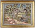 Load image into Gallery viewer, Mid Century Landscape Oil Painting From Sweden