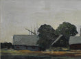 Load image into Gallery viewer, Mid Century Original Landscape Oil Painting From Sweden by K Kristiansson