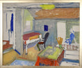 Load image into Gallery viewer, Mid Century Interior Oil Painting From Sweden
