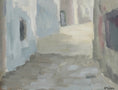 Load image into Gallery viewer, Mid Century Original Cityscape Oil Painting From Sweden